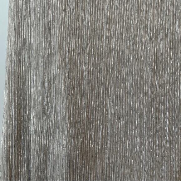 NWOT R&M Richards Silver Sleeveless Dress - Picture 9 of 10